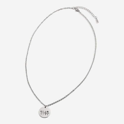 Birth Flower Bouquet Necklace