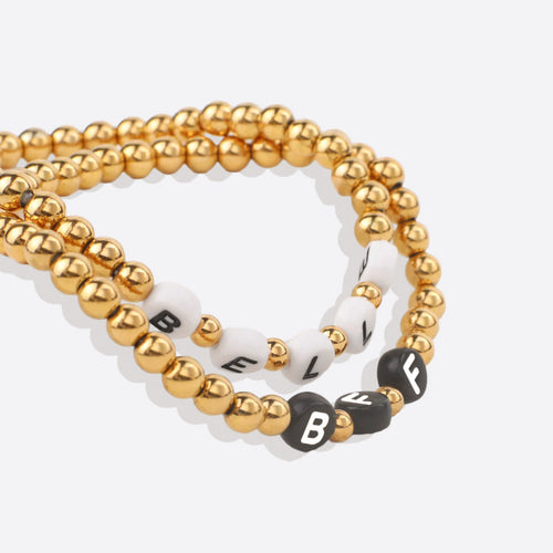 Custom Beaded Name Bracelet