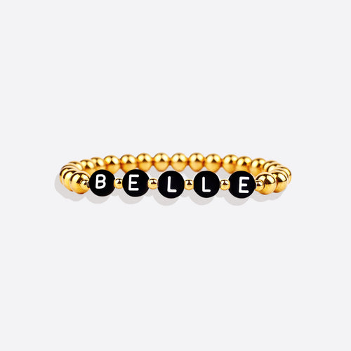 Custom Beaded Name Bracelet