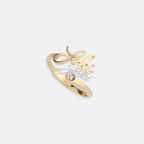 Custom Name Birthstone Ring