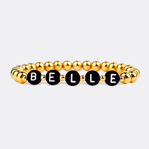 Custom Beaded Name Bracelet