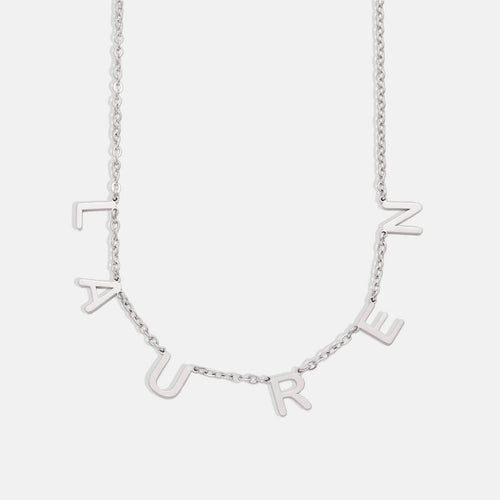 Custom Letter Name Necklace
