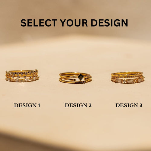 Diamond Stacking Ring Set