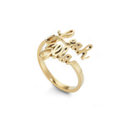 Double Name Ring