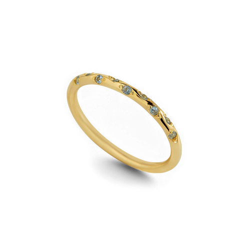 Dainty Constellation Birthstone Ring