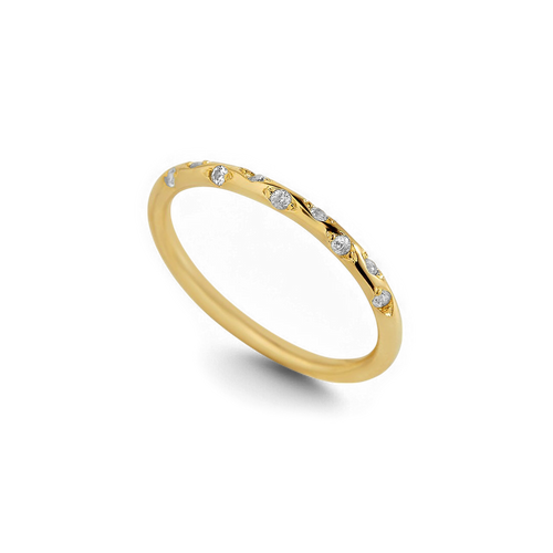 Dainty Constellation Birthstone Ring