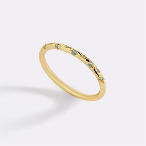 Dainty Constellation Birthstone Ring