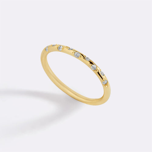 Dainty Constellation Birthstone Ring