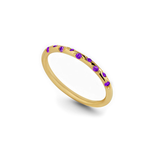 Dainty Constellation Birthstone Ring