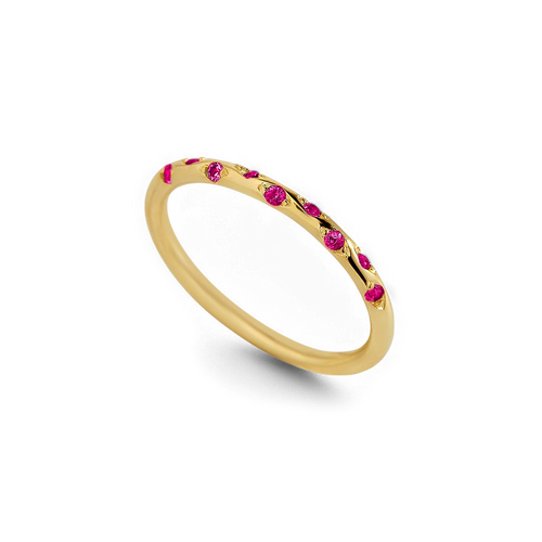 Dainty Constellation Birthstone Ring