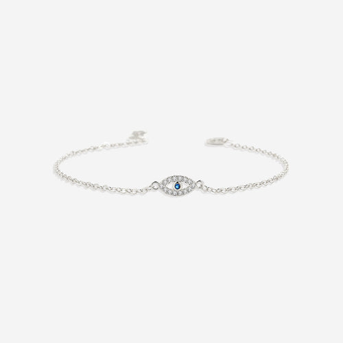 Dainty Evil Eye Charm Bracelet