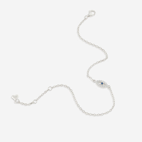 Dainty Evil Eye Charm Bracelet
