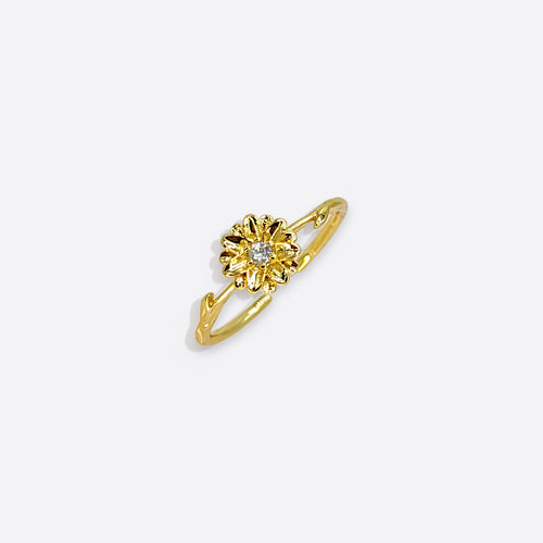 Dainty Birth Flower Ring