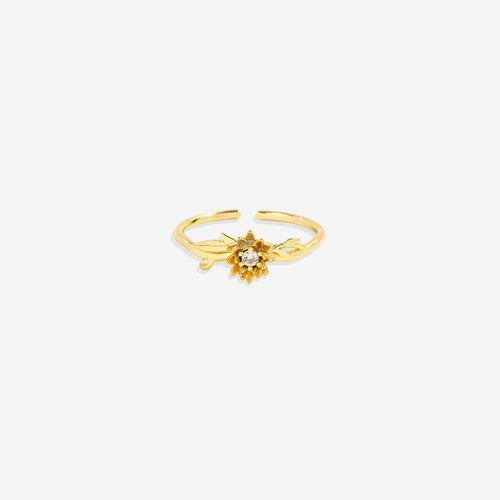 Dainty Birth Flower Ring