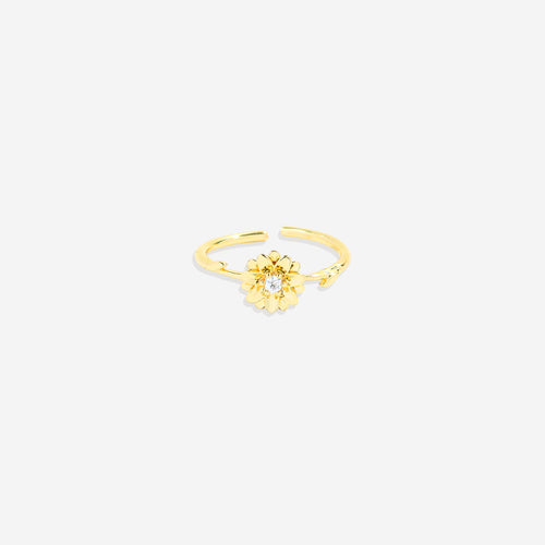 Dainty Birth Flower Ring