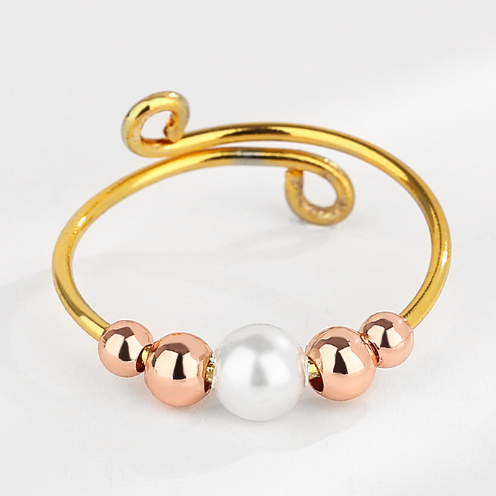 Dainty Adjustable Opal Fidget Ring