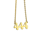 Dainty Angel Number Necklace