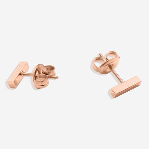 Dainty Bar Stud Earrings