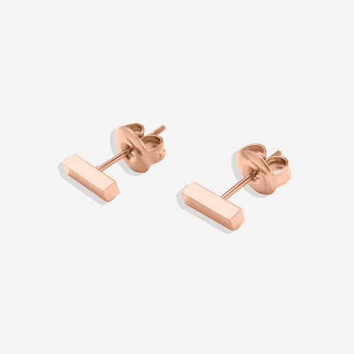 Dainty Bar Stud Earrings