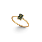 Dainty Moss Agate Ring
