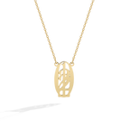 Minimalist Monogram Number Necklace