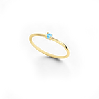 Super Dainty Birthstone Stacking Ring