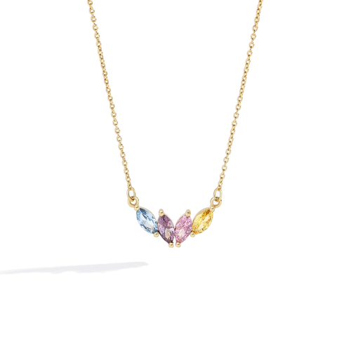 Elegant Family Birthstone Necklace