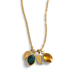 Family Birthstone Cluster Necklace