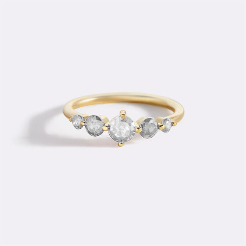 Five Stone Statement Birthstone Ring