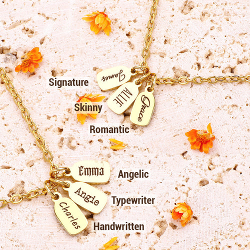 Personalized Bar Tag Necklace