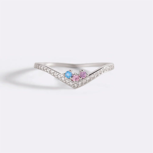 Personalized Venus Birthstone Ring