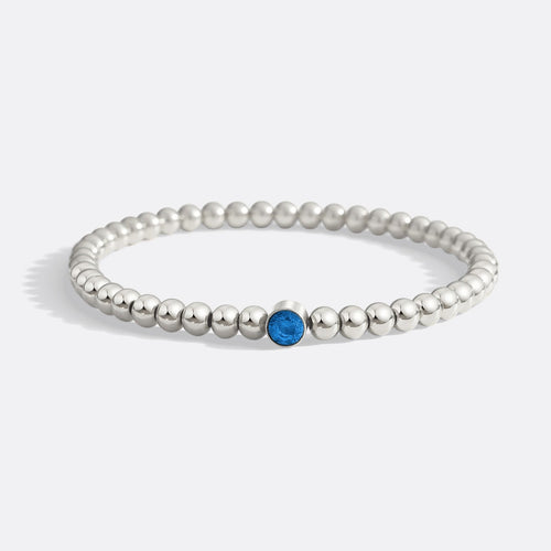 Beaded Bubble Birthstone Bracelet
