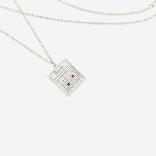 Personalized Family Calendar Necklace