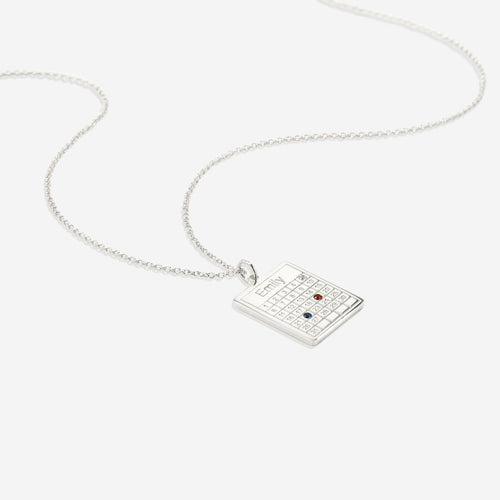 Personalized Family Calendar Necklace