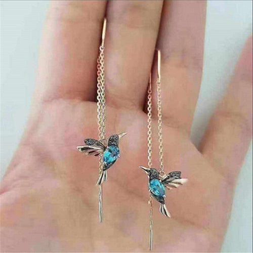 Hummingbird Drop Earrings