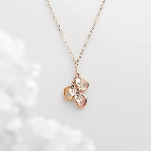 Family Birthstone Cluster Necklace