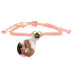 Heart Adjustable Photo Bracelet