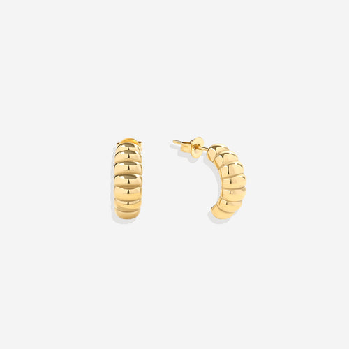 Croissant Hoop Earrings