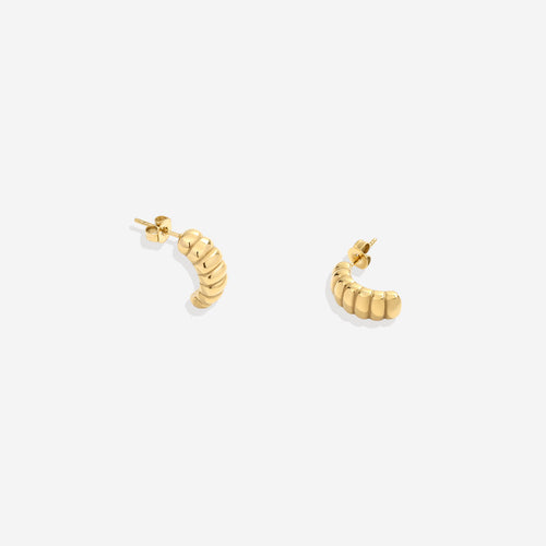 Croissant Hoop Earrings