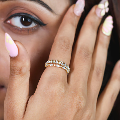 Diamond Stacking Ring Set