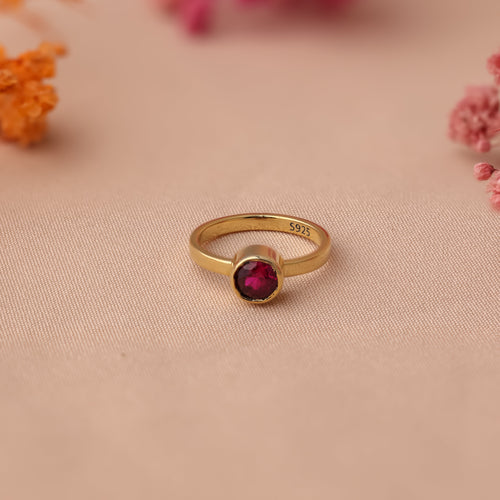 Birthstone Signet Ring