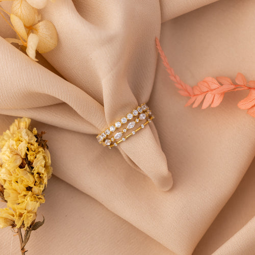 Diamond Stacking Ring Set