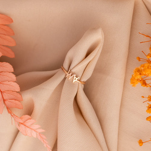 Duo Initial Ring: Personalized Elegance