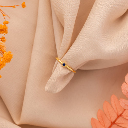 Birthstone Signet Ring