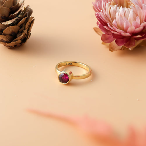 Birthstone Signet Ring