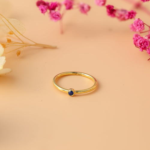 Birthstone Signet Ring