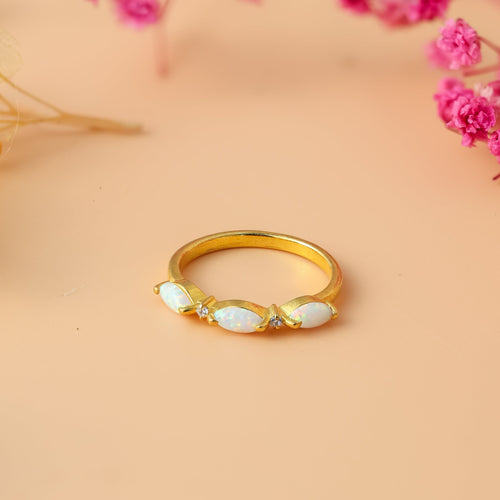 Alessia Trio Opal Ring