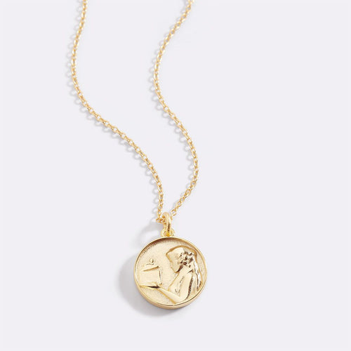 Greek Goddess Pendant Necklace