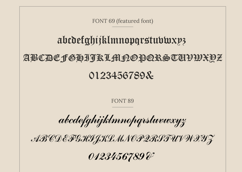 Old English Initial Necklace with Curb Chain