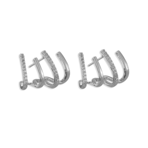 Claw Stud Wrap Earrings